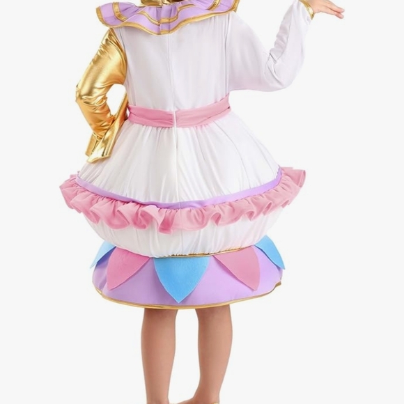 Other - Kids Colorful Costume with Gold and Pink Accents